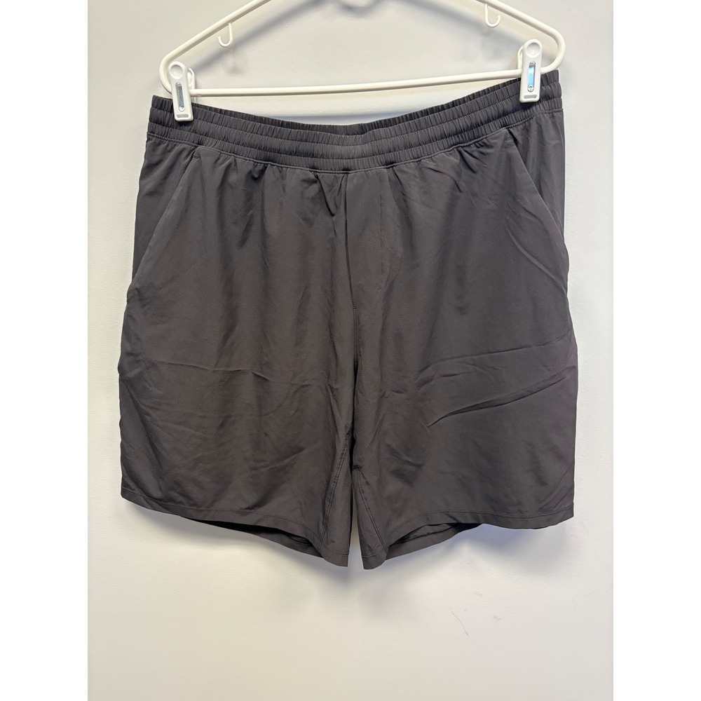 Lululemon Mens Pace Breaker Shorts XXL Black Recycled Polyester Lycra Activewear